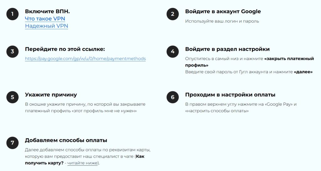 Пополнить баланс в Google Play