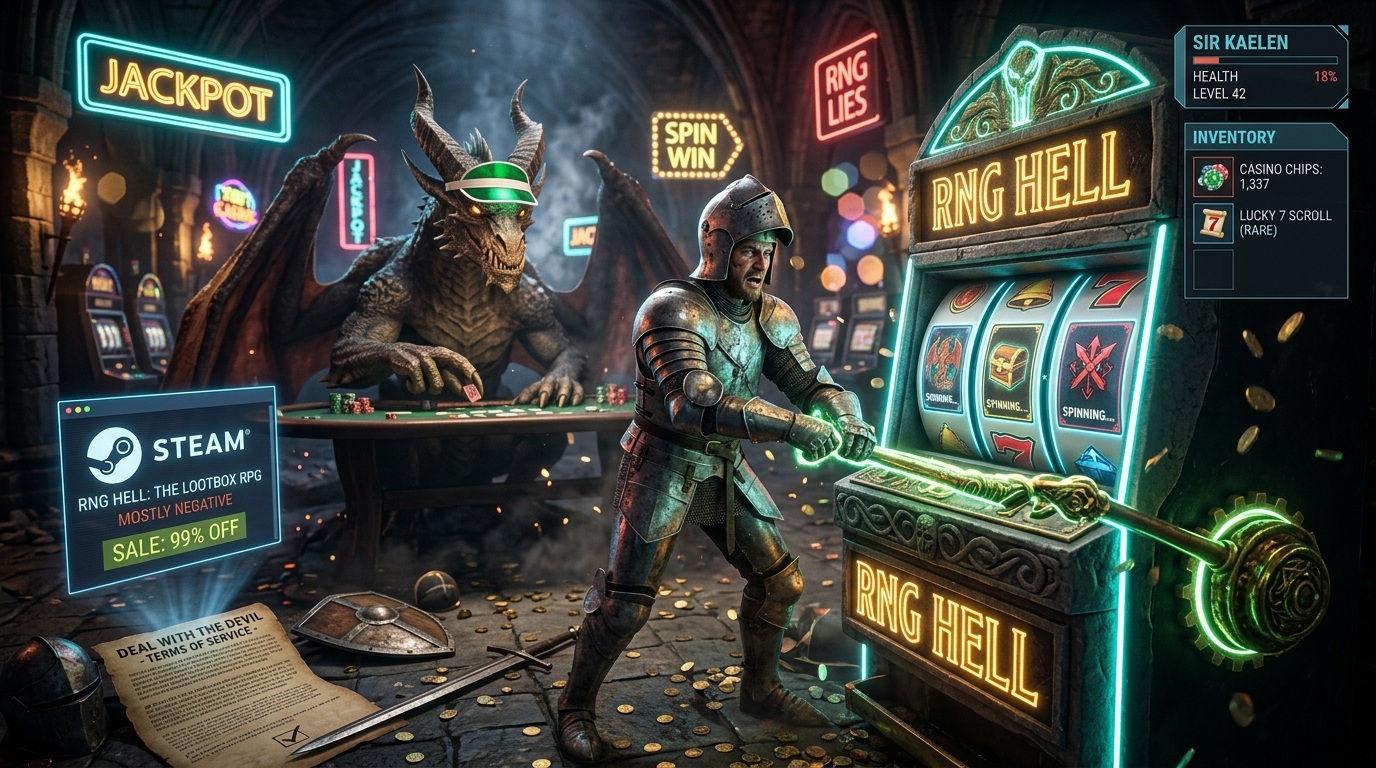 Spinny Dungeon смесь рогалика и слот-машины