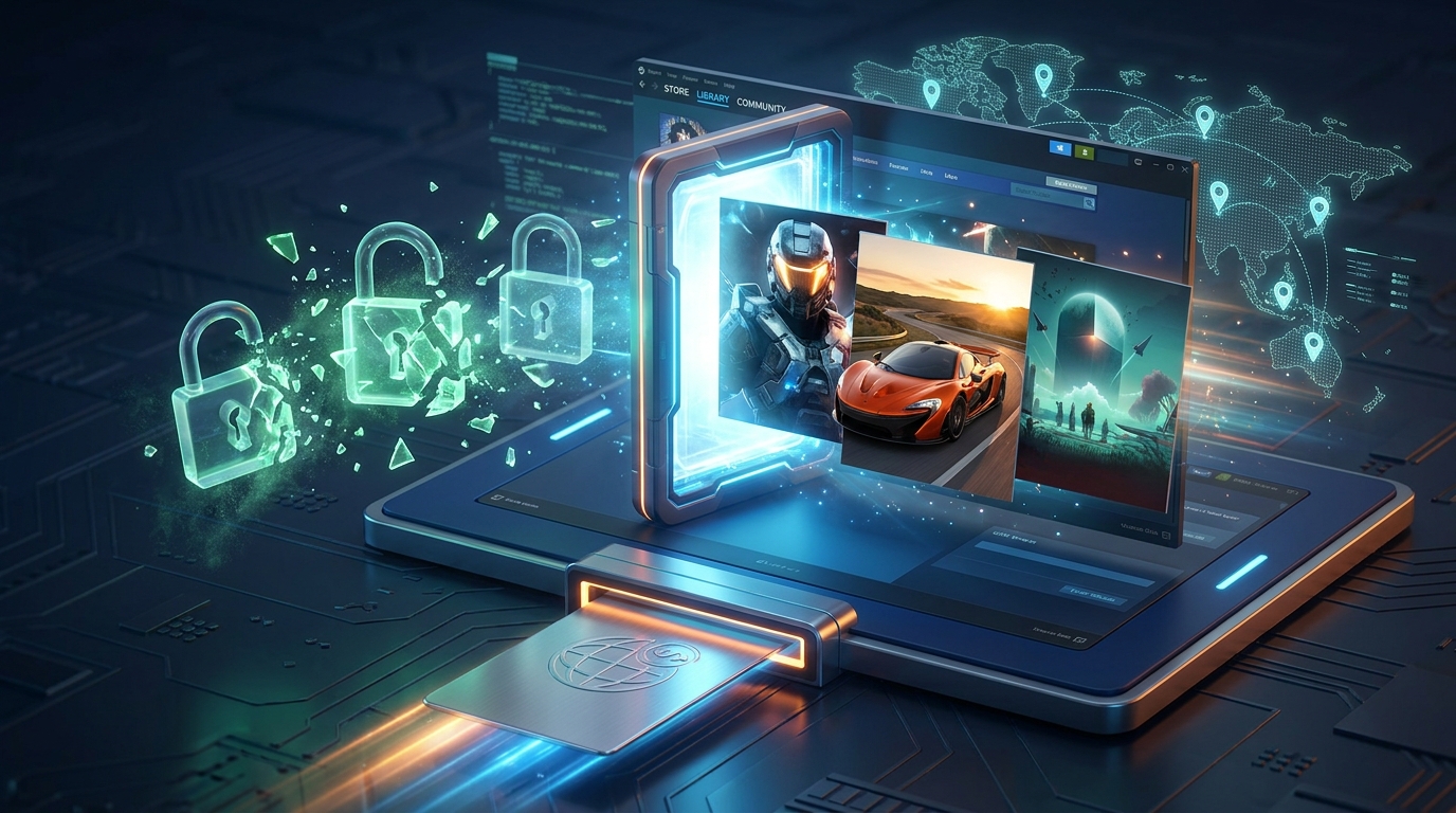 сменить регион Steam